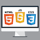 HTML, CSS, and Javascript for Web Developers course icon