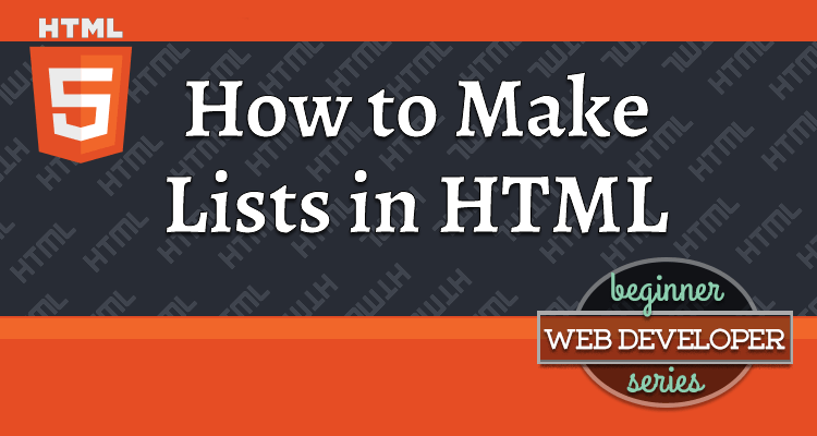 thumbnail for article on How to Make Lists in HTML